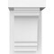 Ekena Millwork Standard Warren Architectural Grade PVC Bracket, 6 1/2"W x 10"D x 10"H BKTP07X10X10WAR - alternate 4
